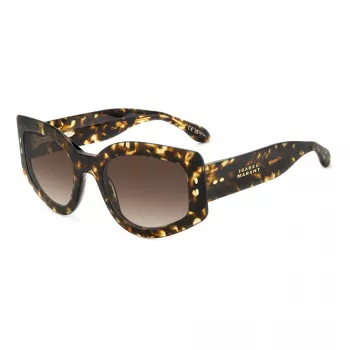 ISABEL MARANT IM-0156-S-086 Sieviešu taisnstūra saulesbrilles Havana 54mm