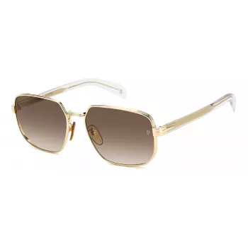 DAVID BECKHAM DB7121GSLOJ Vīriešu kvadrātveida saulesbrilles Havana Brūnas 60mm
