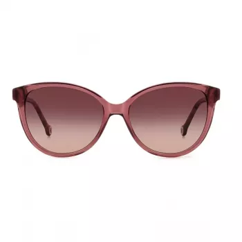CAROLINA HERRERA Sieviešu saulesbrilles HER0237S82U - Acetāta pilns rāmis - UV400 - 56/16/145 mm