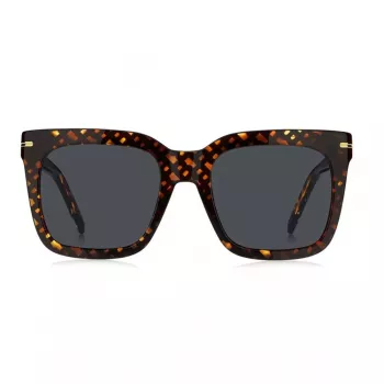 BOSS Sieviešu Saulesbrilles BOSS1656S2VM Havana Acetāta Kvadrātveida Rāmis Brūni Gradienta Lēcas 54mm