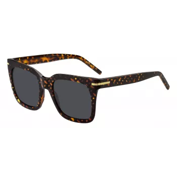 BOSS Sieviešu Saulesbrilles BOSS1656S2VM Havana Acetāta Kvadrātveida Rāmis Brūni Gradienta Lēcas 54mm