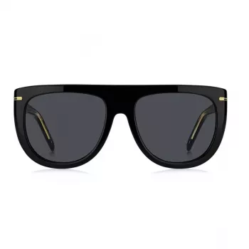 BOSS Sieviešu saulesbrilles BOSS1655S807 Square Acetate Black/Grey 56/19/145 mm