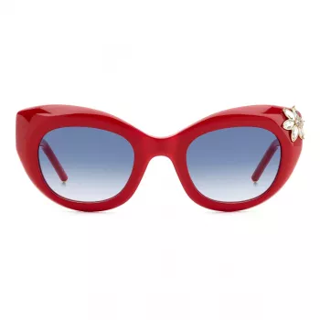 CAROLINA HERRERA Sieviešu kaķacs formas saulesbrilles HER0215SC9A - Havana/Brūns gradients 50/25/140 mm