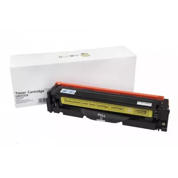 Freecolor saderīga tonera kasetne HP 205A (CF532A) Dzeltena - Pārražota HP Color LaserJet Pro M180n/M181fw/M154a/M154nw