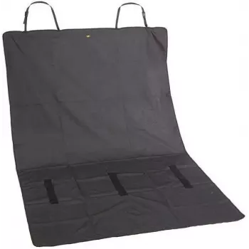 FERPLAST Cover Dog Car Black Polyester Water-Resistant Universal Rear Seat Protector