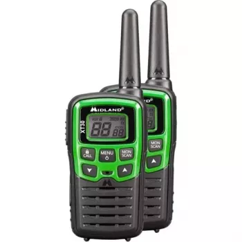 Midland XT30 2x PMR446 Divvirzienu radio komplekts zaļš