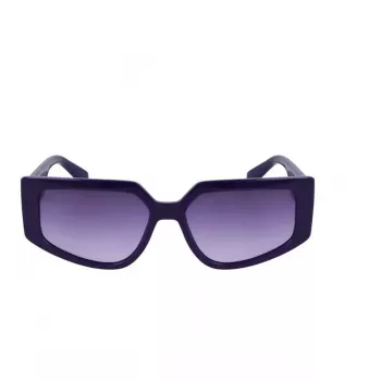 LIU JO Women's LJ801S-510 Saulesbrilles - Melns Rāmis, Pelēks Gradienta Stikls 55/15/140 mm