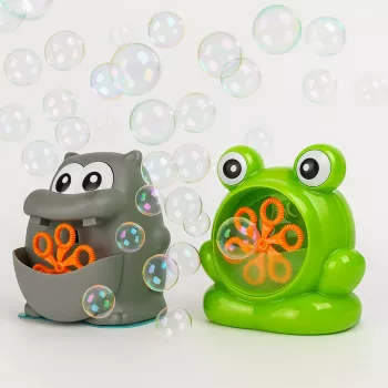 Koala Games G2495 Frog & Hippo Bubble Machine (Random Color)