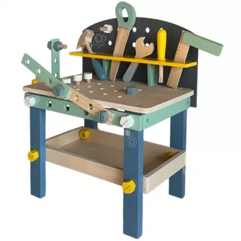 Koala Games G2595 Wooden Workbench With Accessories