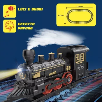 Koala Games G2599 Steam Cargo Train Electric Toy Train Set