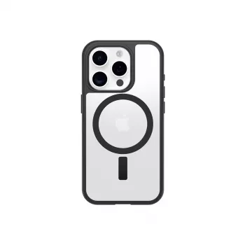 OtterBox React Series MagSafe Case for Apple iPhone 16 Pro - Black Crystal (Caurspīdīgs/Melns)