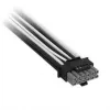Corsair Premium Sleeved 2x 8-Pin to 12V-2x6 Cable for Type 4 PSU - Black/White