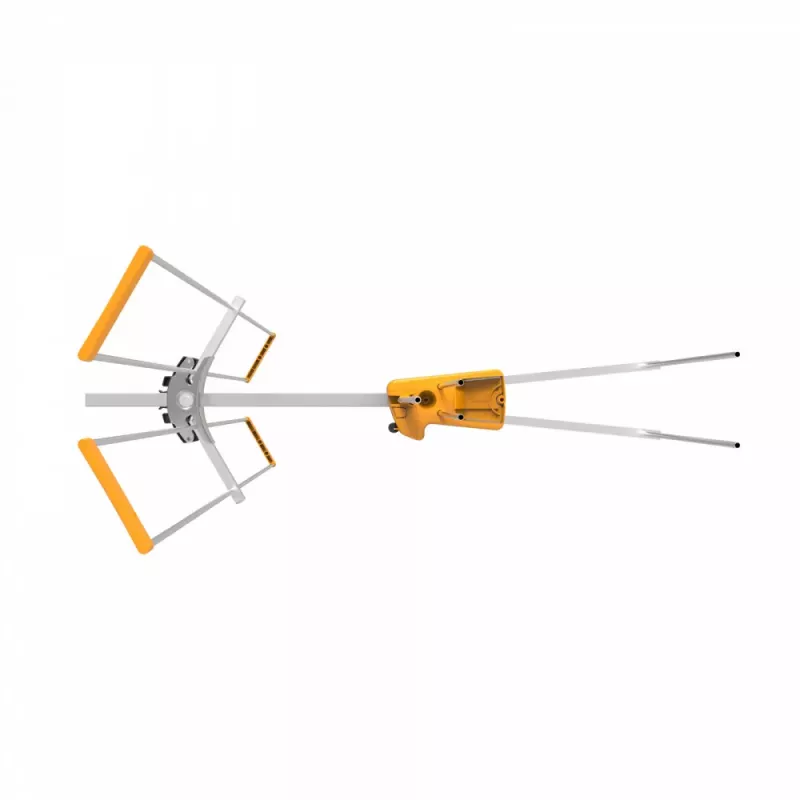TELEVES Yagi V BIII VHF antena, 5 elementi, 174-230 MHz, 7.5 dBi, F-Type savienotājs, āra, melna