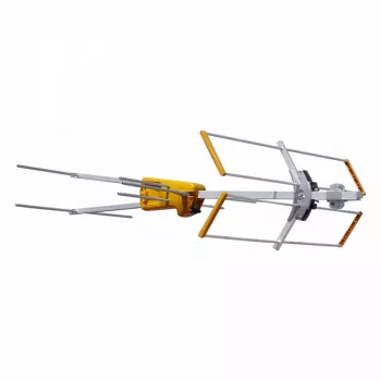 TELEVES Yagi V BIII VHF antena, 5 elementi, 174-230 MHz, 7.5 dBi, F-Type savienotājs, āra, melna
