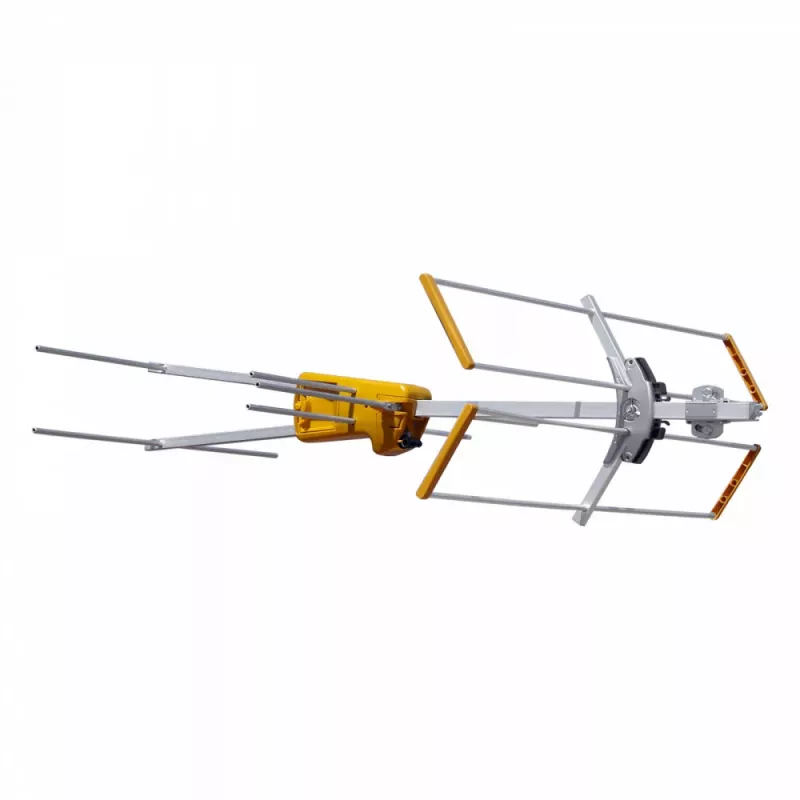 TELEVES Yagi V BIII VHF antena, 5 elementi, 174-230 MHz, 7.5 dBi, F-Type savienotājs, āra, melna