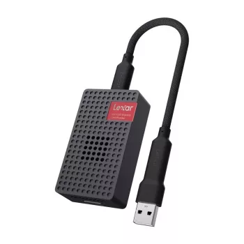 Lexar RW540 microSD Express Memory Card Reader USB 3.2 Gen 2 Type-C Dark Grey