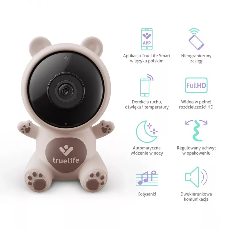 TrueLife NannyCam S3 Smart Video Baby Monitor