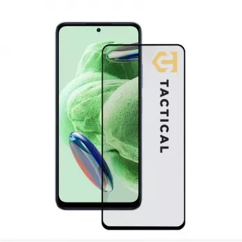 Tactical Glass Shield 5D Xiaomi Redmi Note 12 5G Melns