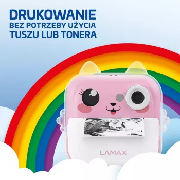 LAMAX InstaKid2 Plus Bērnu momentkameras, rozā