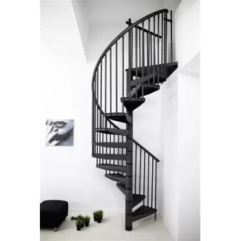 STAIRS RONDO Spirālvēdas kāpnes Antracīta 12 pakāpieni 269-300 cm