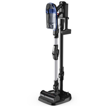 Rowenta X-Force Flex 14.60 Auto Docking bezvadu stieņa putekļsūcējs RH99C3 - zils/alumīnijs, 32.4V, 70min darbība, Aqua Head, LED Vision