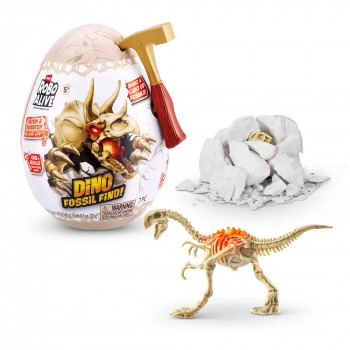 Zuru Robo Alive Mini Dino Fosiliju Izdzīšanas komplekts ar kolekcionējamu dino figūriņu (Assorted)