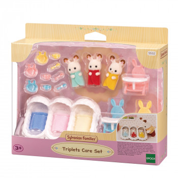 Sylvanian Families Triplets Starter Set - Bērnu kopšanas piederumu komplekts
