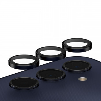 PanzerGlass Hoops kameras lēcu aizsargs Samsung Galaxy A25 5G - Melns