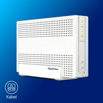 AVM FRITZ!Box 6690 Pro Cable – DOCSIS 3.1 kabeļu maršrutētājs ar Wi-Fi 6, 2.5 GbE, Mesh, DECT