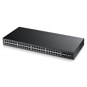 ZyXEL GS1920-48 48 portu Gigabit Smart Managed slēdzis ar 4 SFP augšupsaitēm un PoE+ (375W)