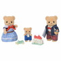 EPOCH Sylvanian Families Biscuit Bear Family - 4 kolekcionējamas figūriņas