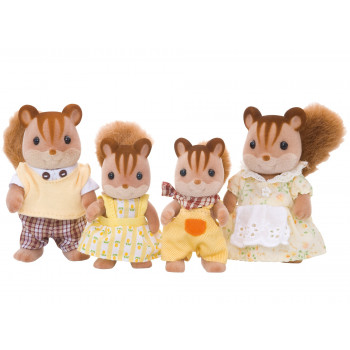 Epoch Sylvanian Families Valriekstu vāveru ģimenes figūriņu komplekts