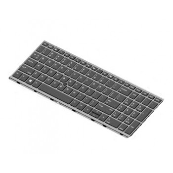 HP EliteBook 755 G5 franču (AZERTY) tastatūra ar apgaismojumu L29477-051