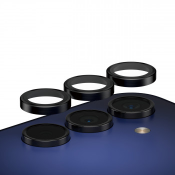 PanzerGlass Hoops kameru lēcu aizsargs Samsung Galaxy A15 / A15 5G - Melns