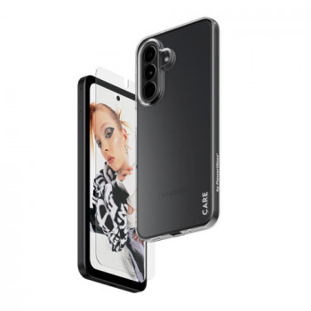 PanzerGlass Hoops 2-in-1 Ultra-Wide Fit ekrāna un objektīva aizsardzības komplekts Samsung Galaxy S26+ – Brūns