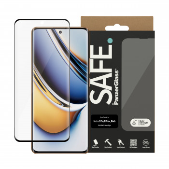 SAFE by PanzerGlass Realme 11 Pro / 11 Pro+ ekrāna aizsargs Ultra-Wide Fit melns