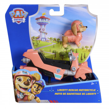 PAW Patrol Liberty Rescue Motocikls ar kolekcionējamu figūriņu - Spin Master 6074761