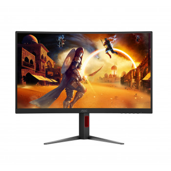 AOC CQ27G4Z2 27 collu QHD izliekts spēļu monitors - 240Hz Fast VA, 0.5ms MPRT, FreeSync Premium, augstumā regulējams