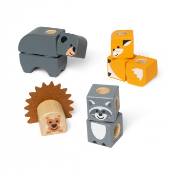 Melissa & Doug Blockables Woodland Friends Set
