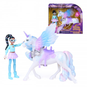 Spin Master Unicorn Academy Wing Magic Layla un Glacier rotaļu komplekts