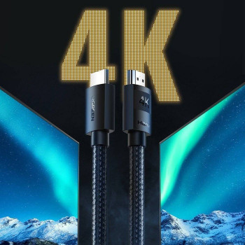 UGREEN HD119 HDMI 2.0 kabelis 4K 60Hz 3m melns