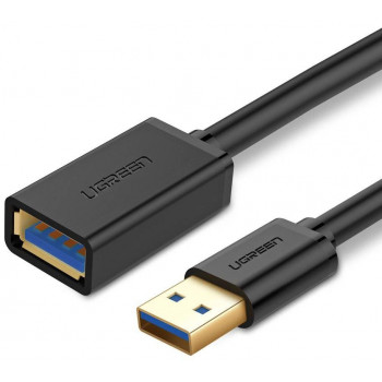 UGREEN USB 3.0 pagarinātājs 1,5 m melns