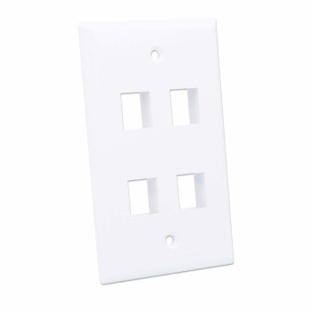 Intellinet 163316 Virsmas montāžas kārba 4 Keystone moduļiem, balta