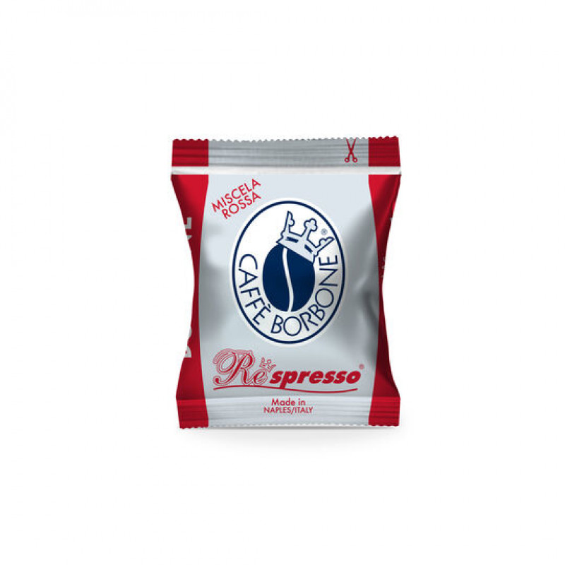 Kafijas kapsulas Caffè Borbone Respresso Miscela Rossa, piemērotas Nespresso, 100 x 5 g, katra iepakota atsevišķi