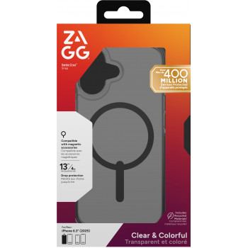ZAGG Santa Cruz Snap Maciņš iPhone 17 - Midnight Black