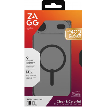 ZAGG Santa Cruz Snap aizsargmaciņš iPhone Air - Midnight Black