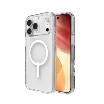 ZAGG Crystal Palace Snap iPhone 17 Pro Max caurspīdīgs vāciņš - MagSafe, D3O Bio aizsardzība