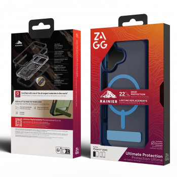 ZAGG Rainier Snap Case iPhone 17 - Cobalt Horizon