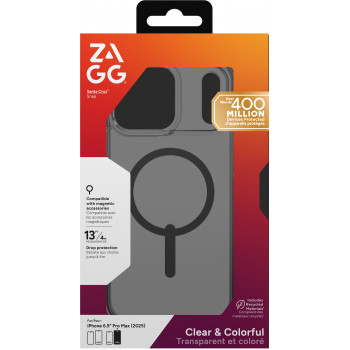 ZAGG Santa Cruz Snap vāciņš iPhone 17 Pro Max - Pusnakts melns