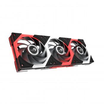 ASUS ROG Eurux GR120 ARGB 120mm korpusa ventilators 3-in-1 komplekts, melns